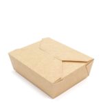 Контейнер бумажный Fold Box, Крафт, 950 мл